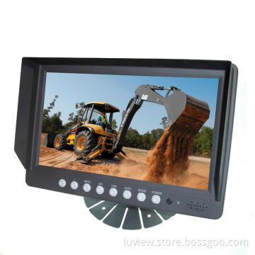 9 Inch Color Car Monitor 2-CH Camera Input